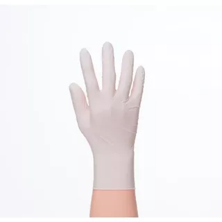 ถุงมือไนไตรขาว 3.5 มิล (กล่องขาว) ถุงมือยาง ไนไตร ไม่มีแป้ง [1 กล่อง/100ชิ้น 50 คู่]