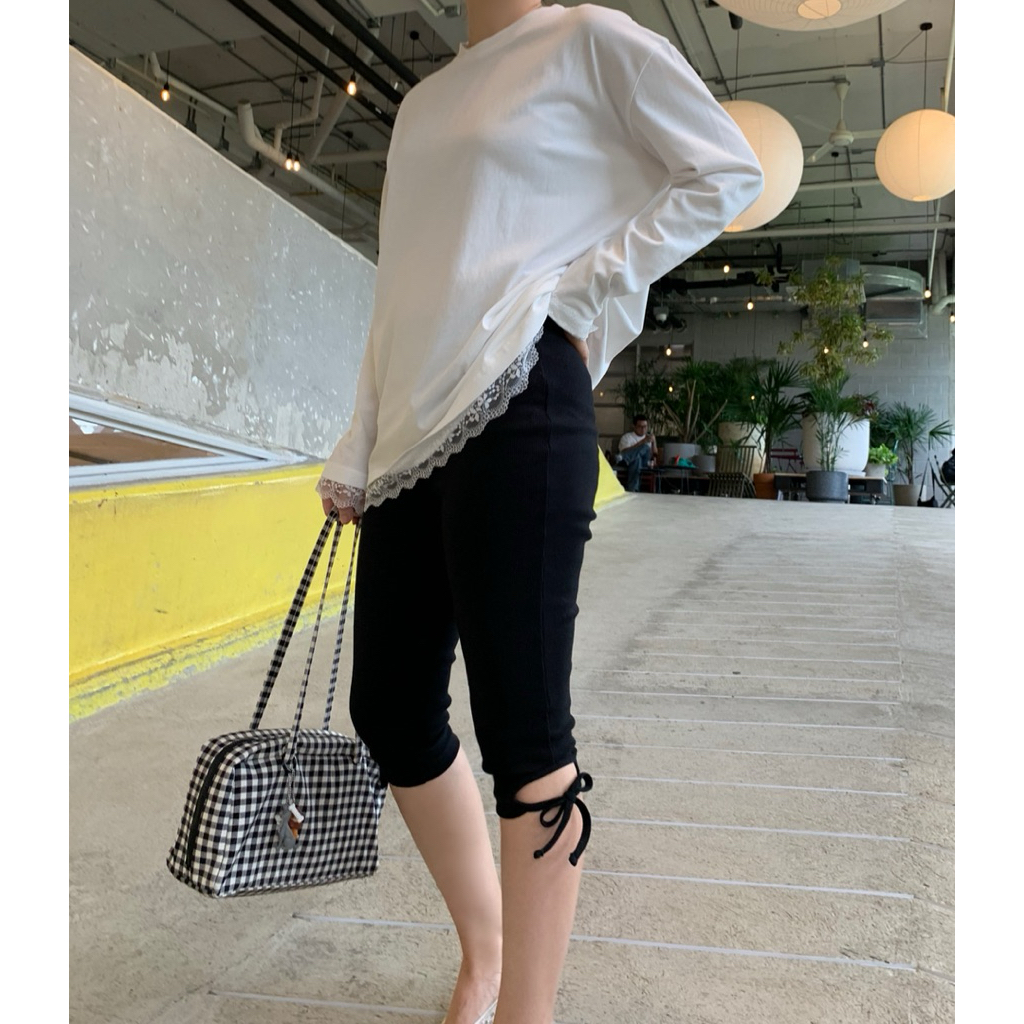 Charlotte irony | Tie Capri Pants เข้าครบSize S M L
