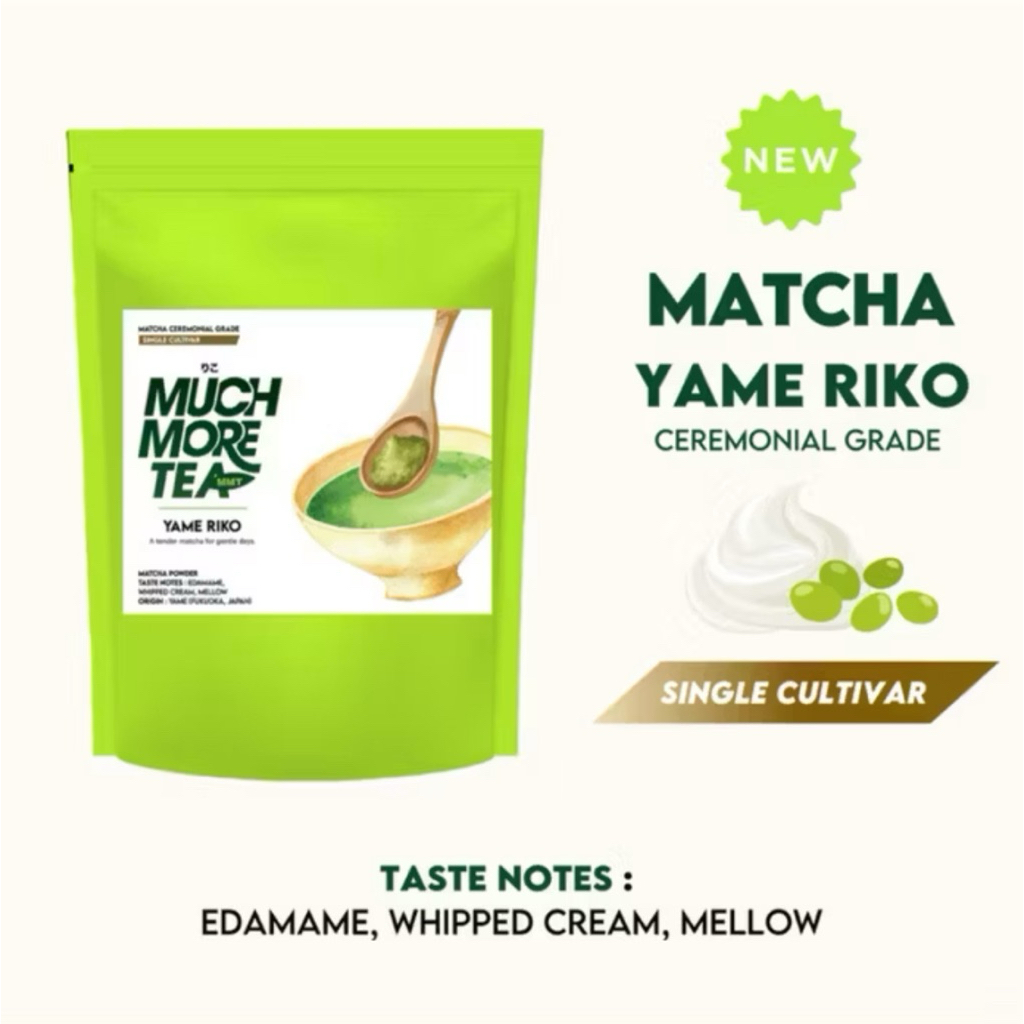 (ลดราคา)พร้อมส่งMuch more tea matcha โทนถั่ว