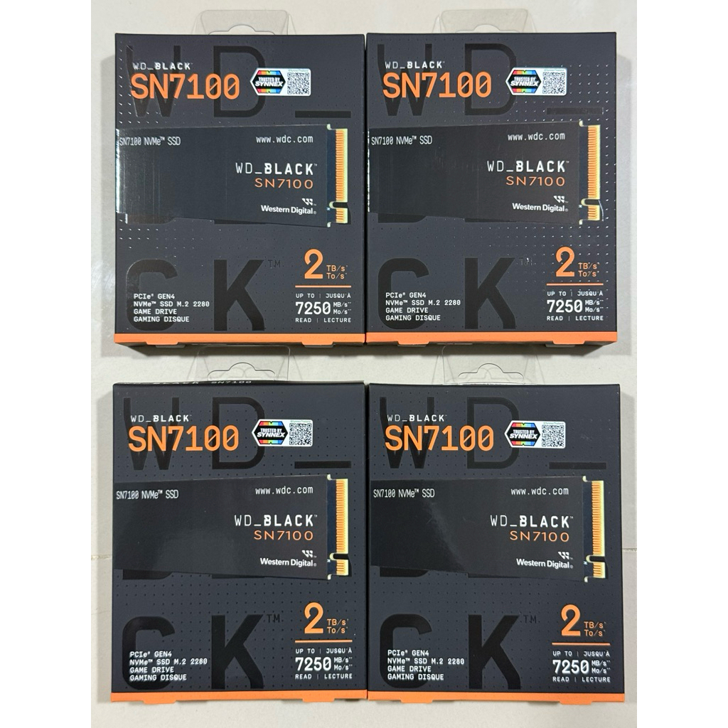 SSD WD Black SN7100 2TB  PCIE 4.0 NVMe M.2 มือ 1 ประกันศูนย์ไทย (มีของพร้อมส่ง)