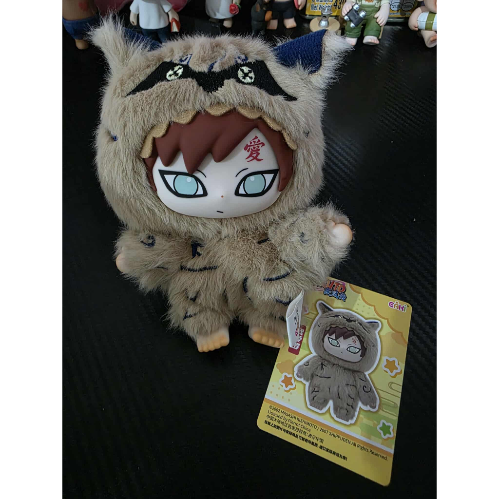 พวงกุญแจ EAKI Naruto Shippuden Beast Party ของแท้ (gaara เช็คการ์ดเช็คตัว)