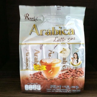Royal coffee รอแยล คอฟฟี่ อาราบิก้า ลาเต้ 3อิน1 ปริมาน18กรัม×22ซอง(396กรัม)