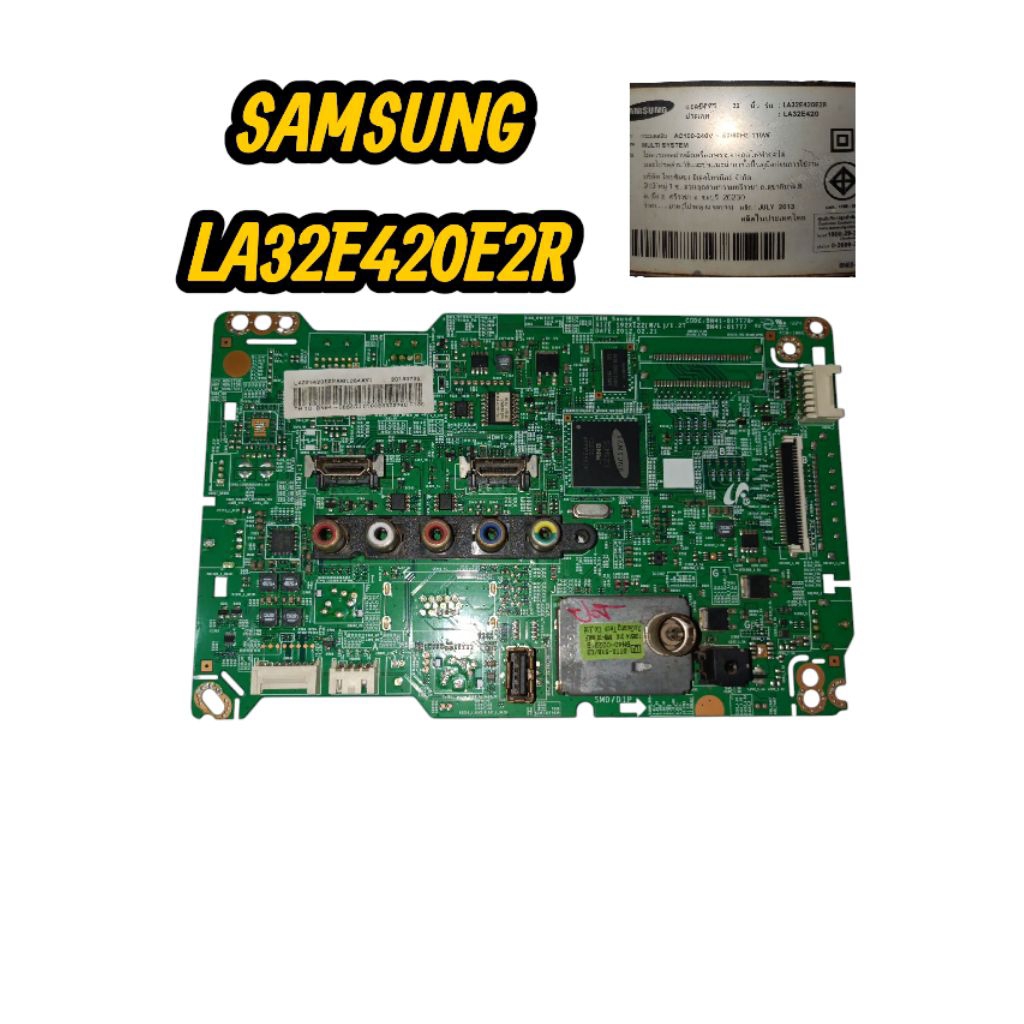 เมนบอร์ดทีวี samsung รุ่นLA32E420E2Rแท้ถอดเทสHDMIok