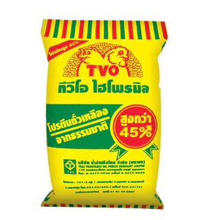 กากถั่วเหลือง TVO นอก ขนาดบรรจุ 50 กิโลกรัม
