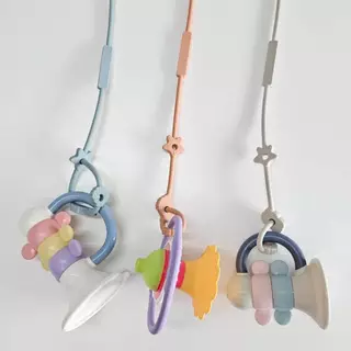 สายคล้องของเล่นSilicone Toystrap/Multi holder สำหรับคล้องของเล่นของใช้กันตกพื้น ทำจากซิลิโคนคุณภาพดี