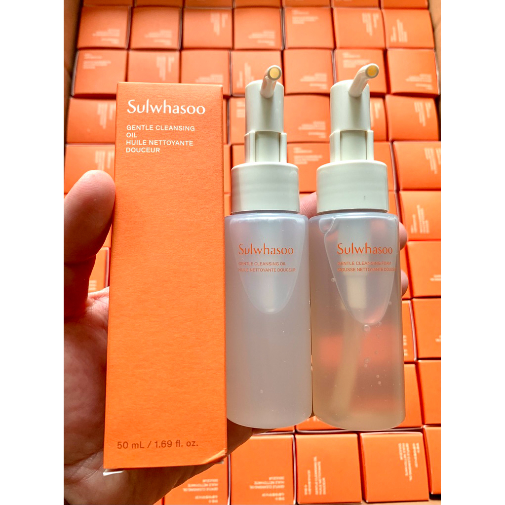 (Foam ล้างหน้า)(Oil ล้างเครื่องสำอางค์)(ขนาด 50ml)Gentle cleansing Foam / oil