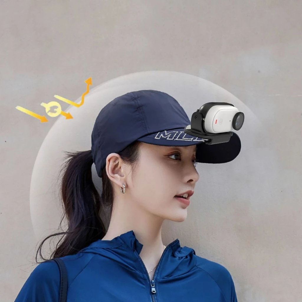 หมวกคลิปคงที่ติดยึดกล้องถือหมวกอุปกรณ์เสริมกล้องสำหรับ Insta360 GO 3 thumbnail 10
