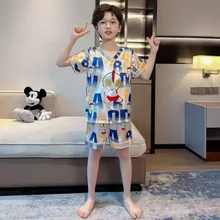 TT3333 V EASY ชุดนอนคอวีแบบสั้นมีลวดลายที่หลากสีหลากลายให้เลือก เนื้อผ้าซาตินบางเบาไม่ร้อนสีสันลวดลายน่ารักโดนใจสุดๆ