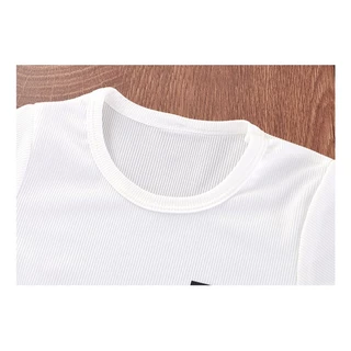 เสื้อสีดำ ชุดลำลองเด็ก ลายสก๊อต ผ้านิ่ม ใส่สบาย พร้อมส่ง #13119