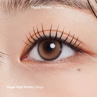 HapaKristin คอนแทคเลนส์ รายเดือน รุ่น Sugar High Kristin สี Beige (2pcs/box) มีค่าสายตา Contact Lens