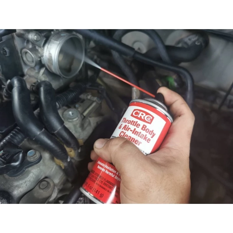CRC Throttle Body & Air-Intake Cleaner สเปรย์ทำความสะอาดคาร์บูเรเตอร์ ปีกผีเสื้อและหัวฉีด ขนาด 190 mL. รหัส 1755088 thumbnail 7