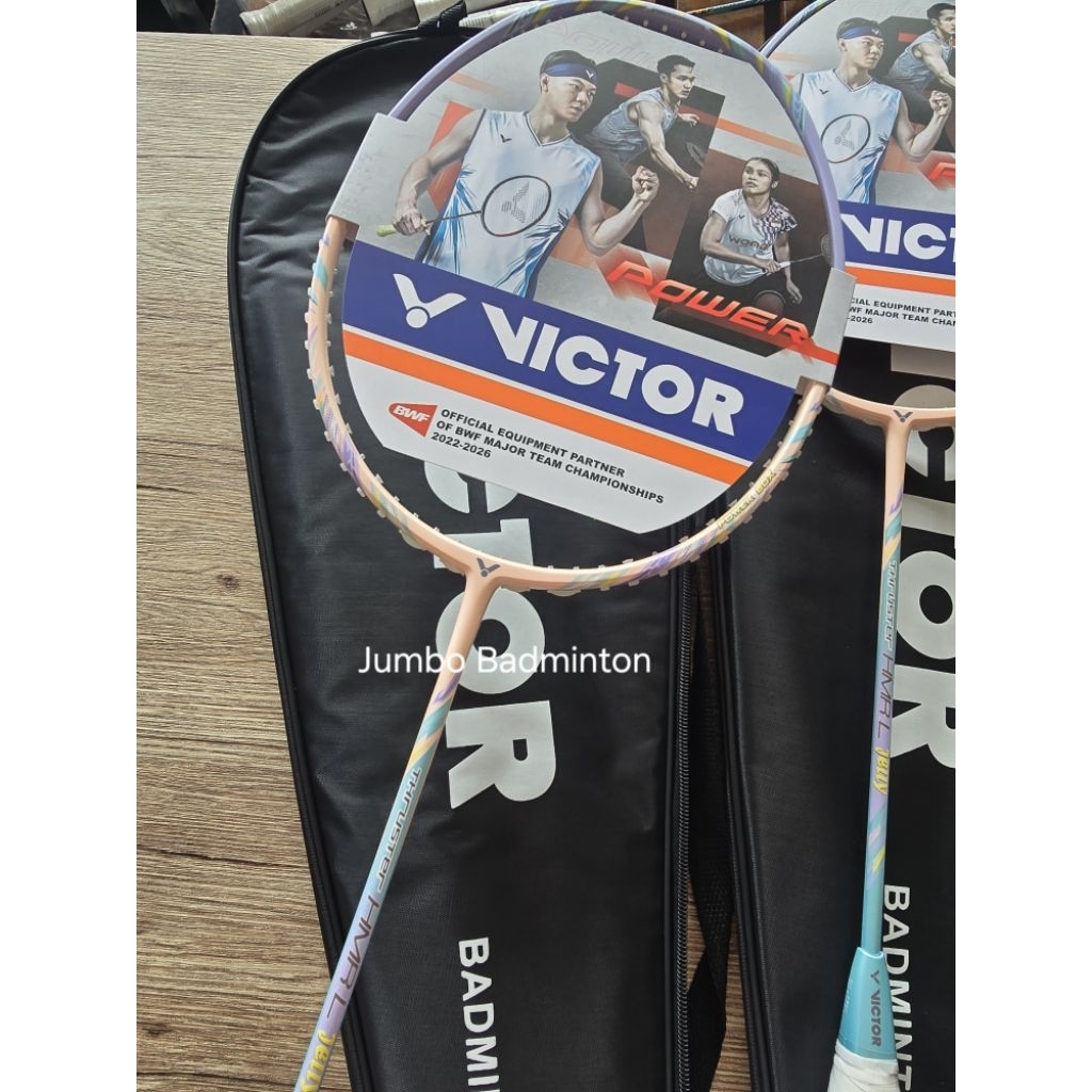 VICTOR ไม้แบดมินตัน รุ่น THRUSTER HMR/HMRL/HMR PRO/Chocolate/Jelly 4U/5U แถมเอ็น+กริป+ซอง แท้ 💯%