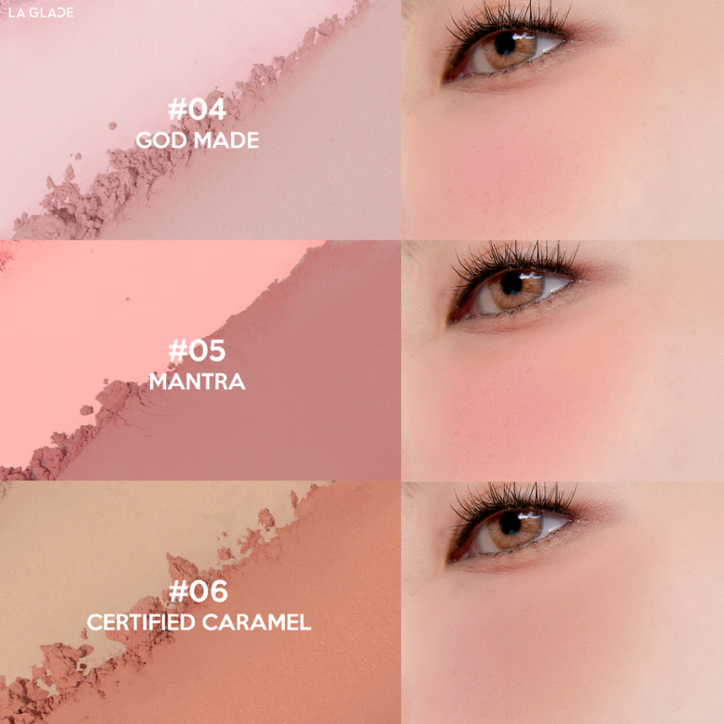 LA GLACE Brattitude Two Tone Powder Blush บลัชฝุ่นทูโทน 6 สี thumbnail 6