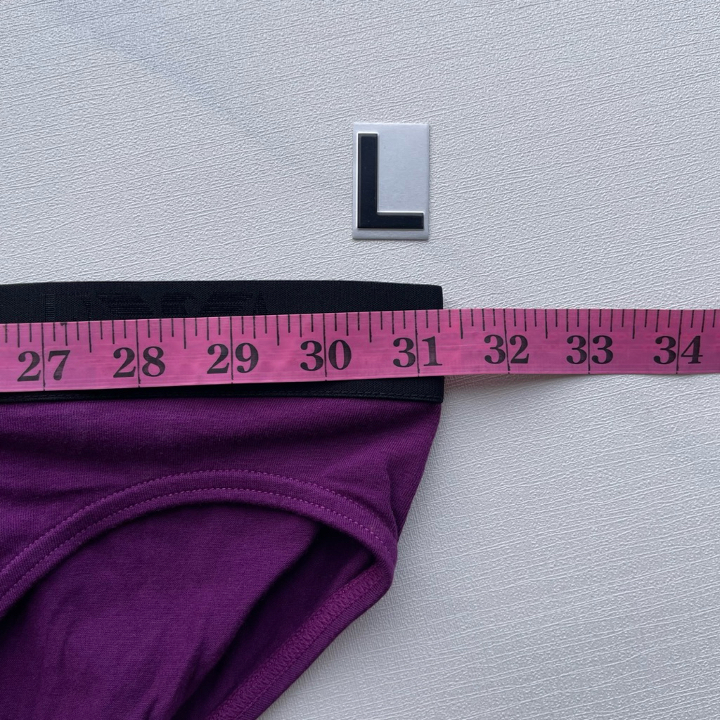 กางเกงในชาย emporio armani สีม่วงViolet ขอบดำ brief size M,L,XL - รูปที่ 6