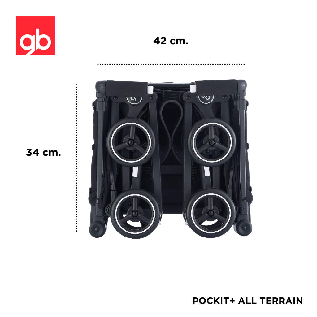 GB - รถเข็นเด็ก พับเล็ก พกพาขึ้นเครื่องบินได้ รุ่น Pockit+ All Terrain รูปที่ 7
