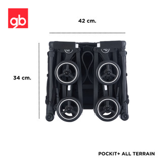 GB - รถเข็นเด็ก พับเล็ก พกพาขึ้นเครื่องบินได้ รุ่น Pockit+ All Terrain รูปที่ 7