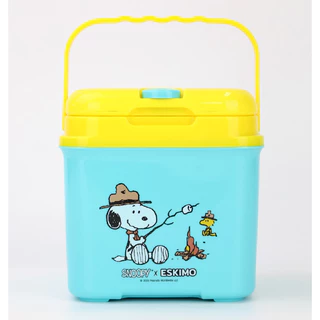 Eskimo กระติกน้ำ SNOOPY เก็บความเย็น กระติกพกพา ช่องใส่หลอด หูหิ้ว ขนาด 1.8 ลิตร รุ่น KC180SQ เก็บเย็นได้ 8 ชม.
