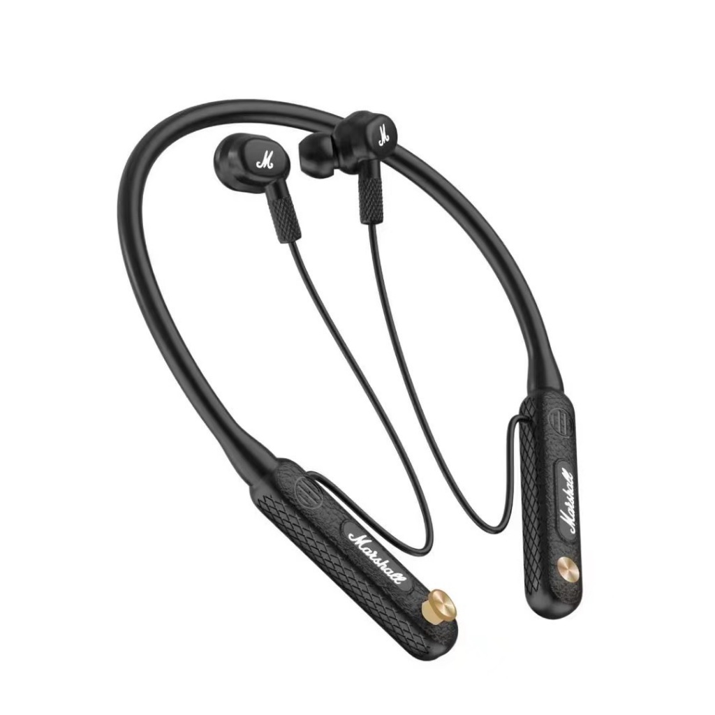 พร้อมส่ง หูฟังบลูทูธคล้องคอ กันน้ำ กันเหงื่อ ตัดเสียงรบกวน bluetooth เชื่อมต่อเสถียร หูฟัง ไร้สาย