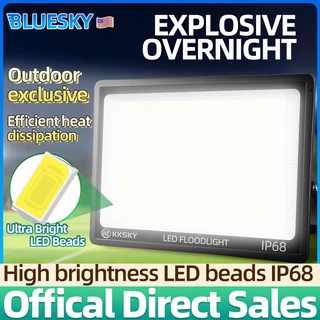 Bluesky ไฟสปอตไลท์ LED หลอดไฟ LED กันน้ำและกันฟ้าผ่า IP68 แหล่งจ่ายไฟฟ้าภายในบ้าน 220V ไฟสปอตไลท์รูปตัว L