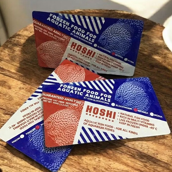 ไรแดงทะเลแช่แข็ง HOSHI  Artemia✨ส่งด่วน✨อาหารสำหรับอนุบาลสัตว์น้ำ ลูกกุ้ง ปลาหมอ ปลากัด เสือตอ อโรวาน่า อื่น ๆ