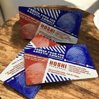 ไรทะเลแช่แข็ง HOSHI  Artemia✨ส่งด่วน✨อาหารสำหรับอนุบาลสัตว์น…