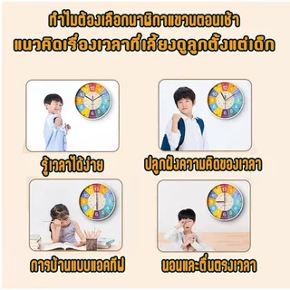 นาฬิกาบ้าน นาฬิกาแขวน นาฬิกาติดผนัง ขนาด 20cm หน้าปัดใหญ่ ตัวเลขใหญ่ เข็มเดินเรียบ ไร้เสียง ระบบ