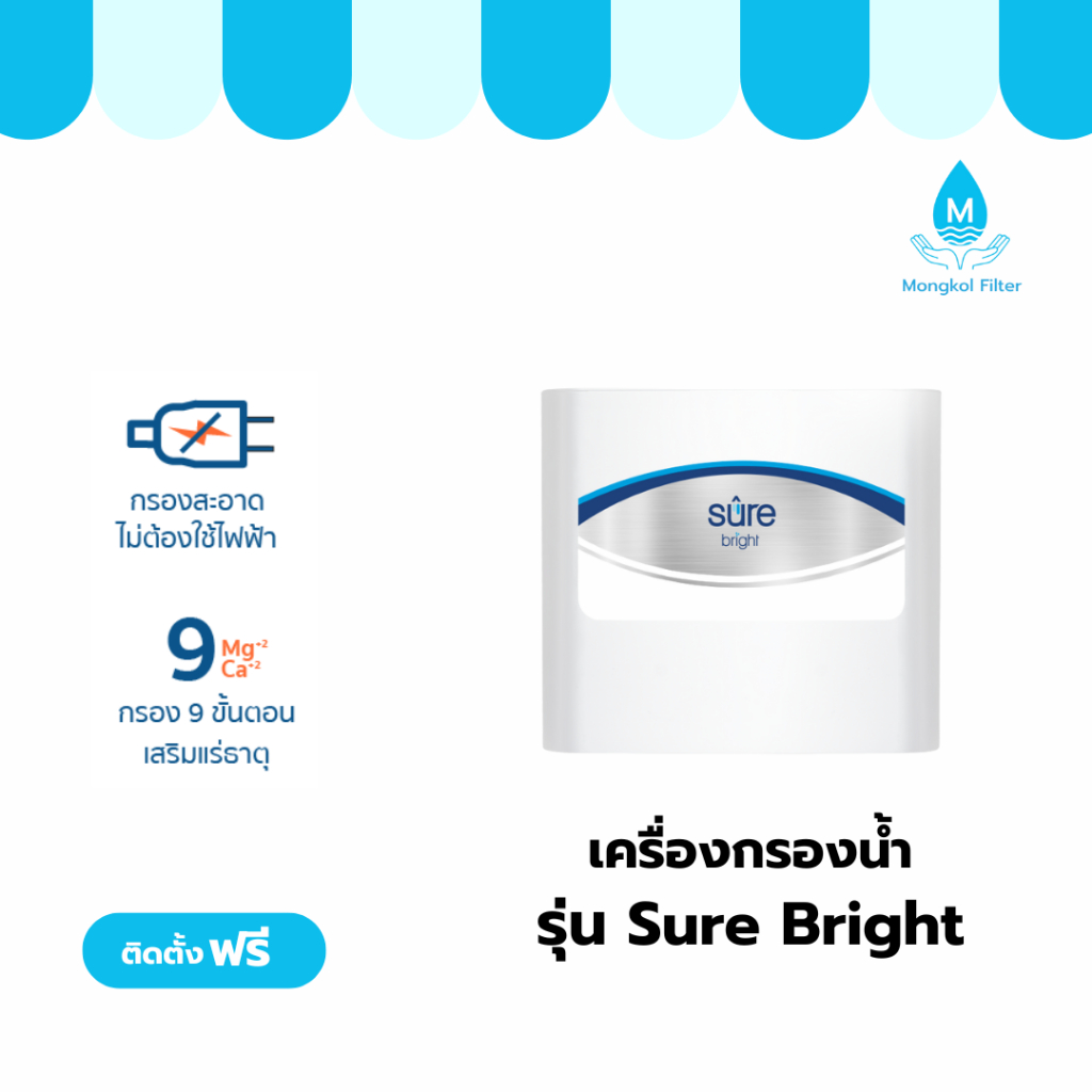 SAFE เครื่องกรองน้ำ เครื่องกรองน้ำดื่ม เซฟ รุ่น Sure Bright