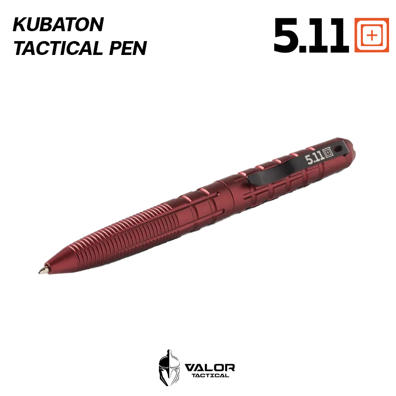 5.11 Tactical Kubaton Tactical Pen [Fired Brick]  ปากกาลูกลื่น เขียนลื่น จับมั่นคง ด้ามจับอลูมิเนียม