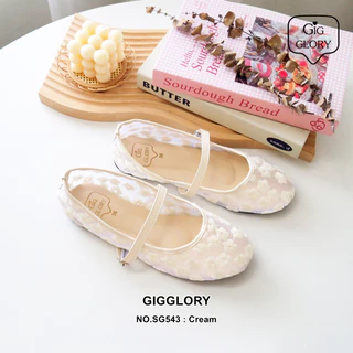 🌷 รองเท้าแมรี่เจนผ้าลูกไม้ Mary Jane (NO.SG543)
