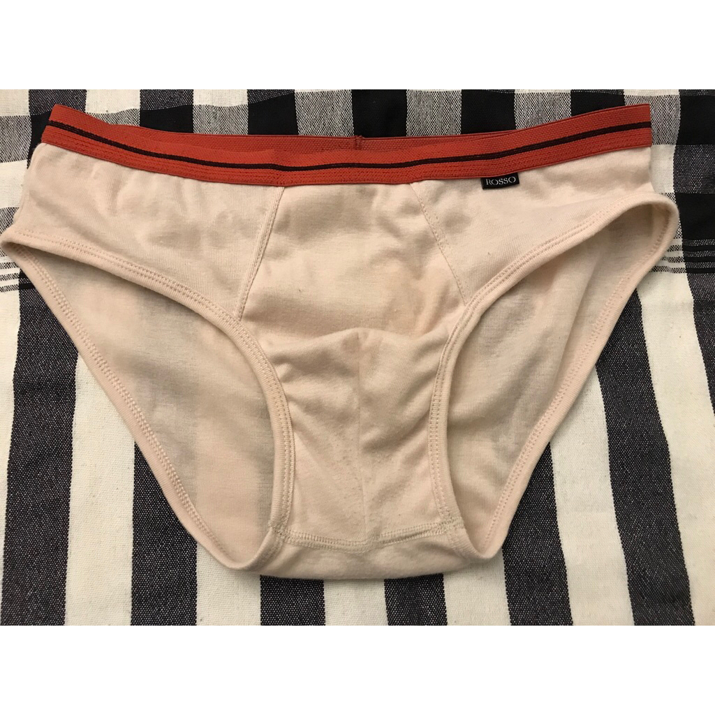 ชั้นในชาย กางเกงในบ้านๆ กางเกงในชายแมนๆ Noซัก ติดคราบ ติดกลิ่น  ไซส์ L เอว 33-36 นิ้ว มีคราบ