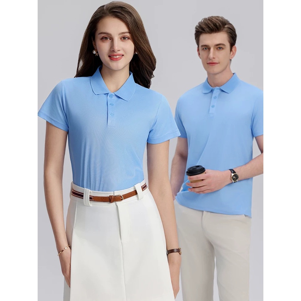 POLO#L-5XL#เสื้อโปโลฤดูร้อนสไตล์ลำลอง ผลิตจากผ้าไหมน้ำแข็ง น้ำหนักเบา ระบายอากาศได้ดี และยืดหยุ่น เหมาะสำหรับทั้งผู้ชายแ ราคา ถูกที่สุด ดีลบีเคเค แกลเลอรีภาพที่ 3