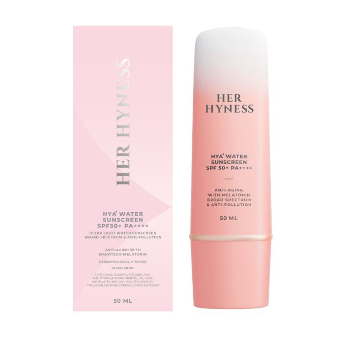 HER HYNESS Hya+ Water Sunscreen SPF 50+ PA++++ 50 ml 30ml กันแดด