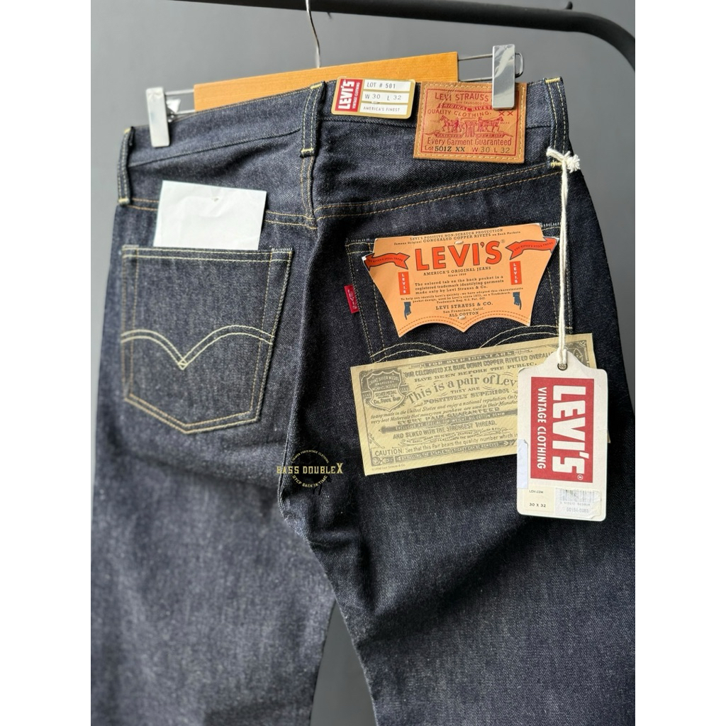 LEVI'S LVC 1954 ริมแดง ผ้าดิบ 501ZXX MADE IN USA
