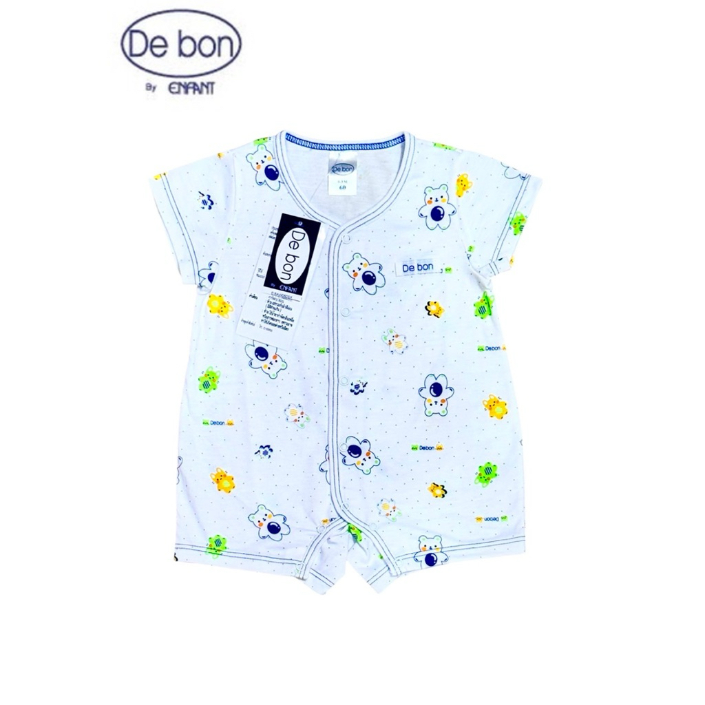 Debon By Enfant New Collection ชุดหมีบอดี้สูท หมีสั้นแรกเกิด ขนาด 60,70