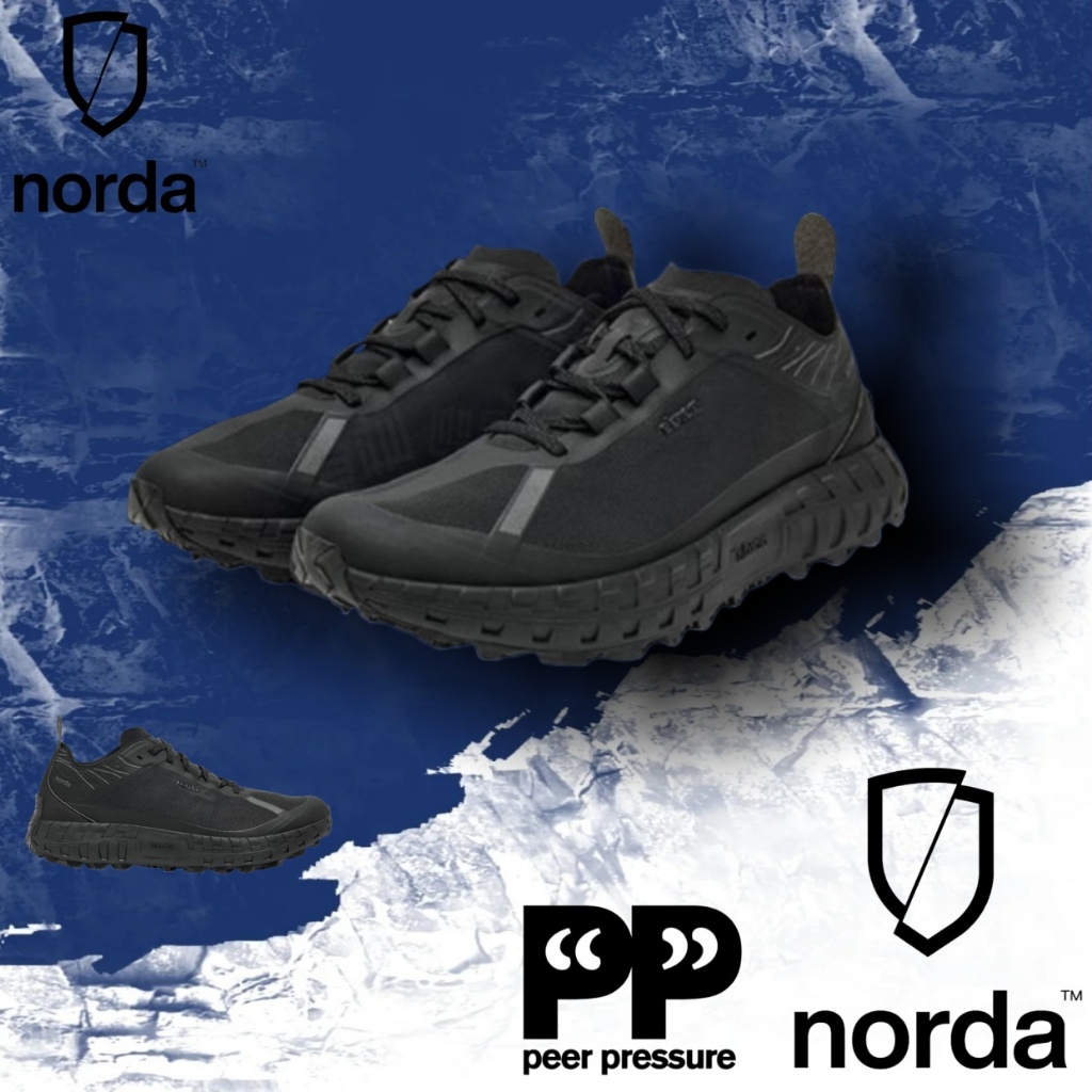 NORDA 001 ag Black รองเท้าผ้าใบ（ของแท้ 100 %）
