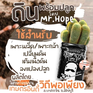 🔥ปรุงสดใหม่🔥ดินแคตตัส ดินกระบองเพชร สูตรพรีเมี่ยม! จุแน่นเต็มถุง! (Premium Organic Cactus Soil)
