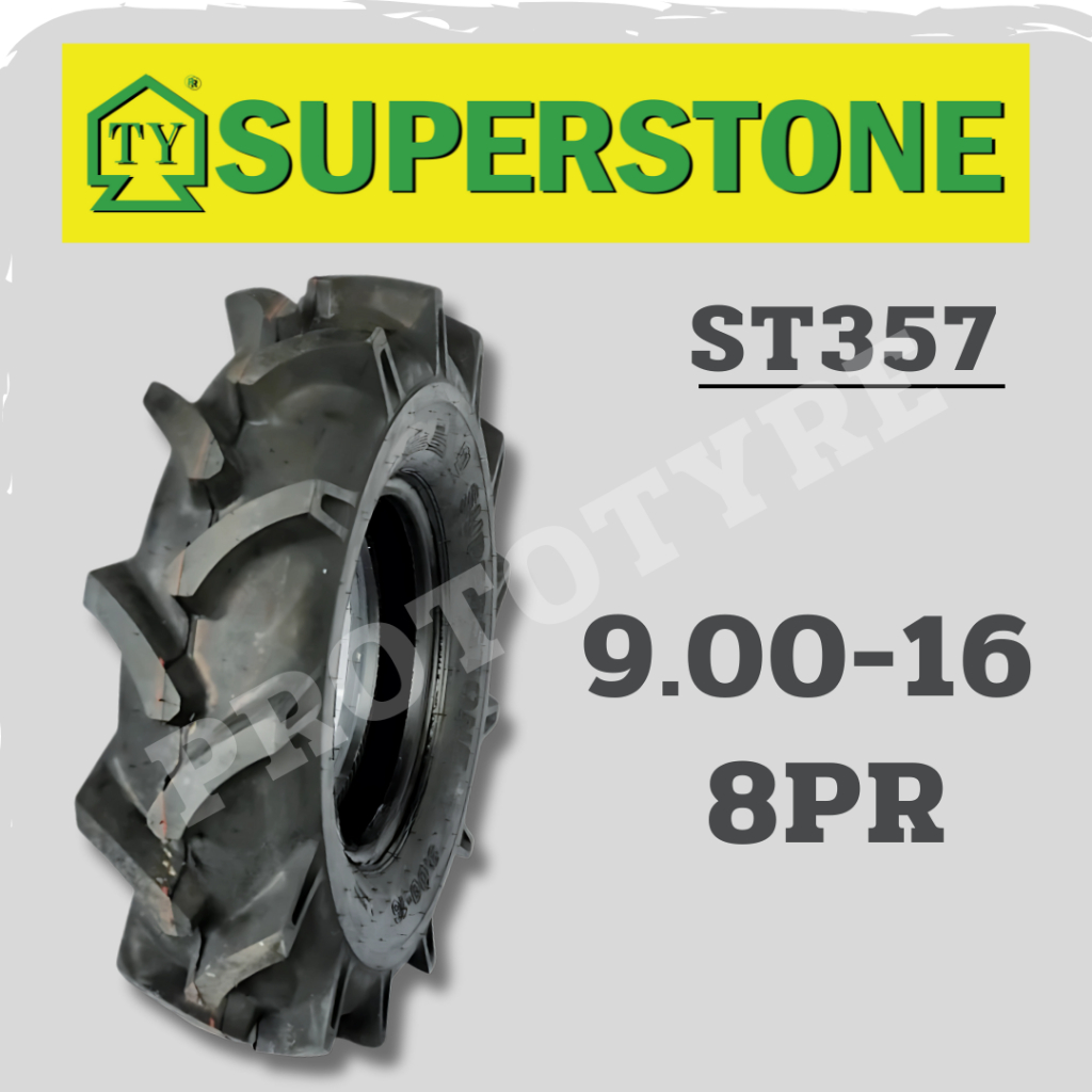 ยางรถไถ 9.00-16 8PR ยี่ห้อ Superstone รุ่น ST357