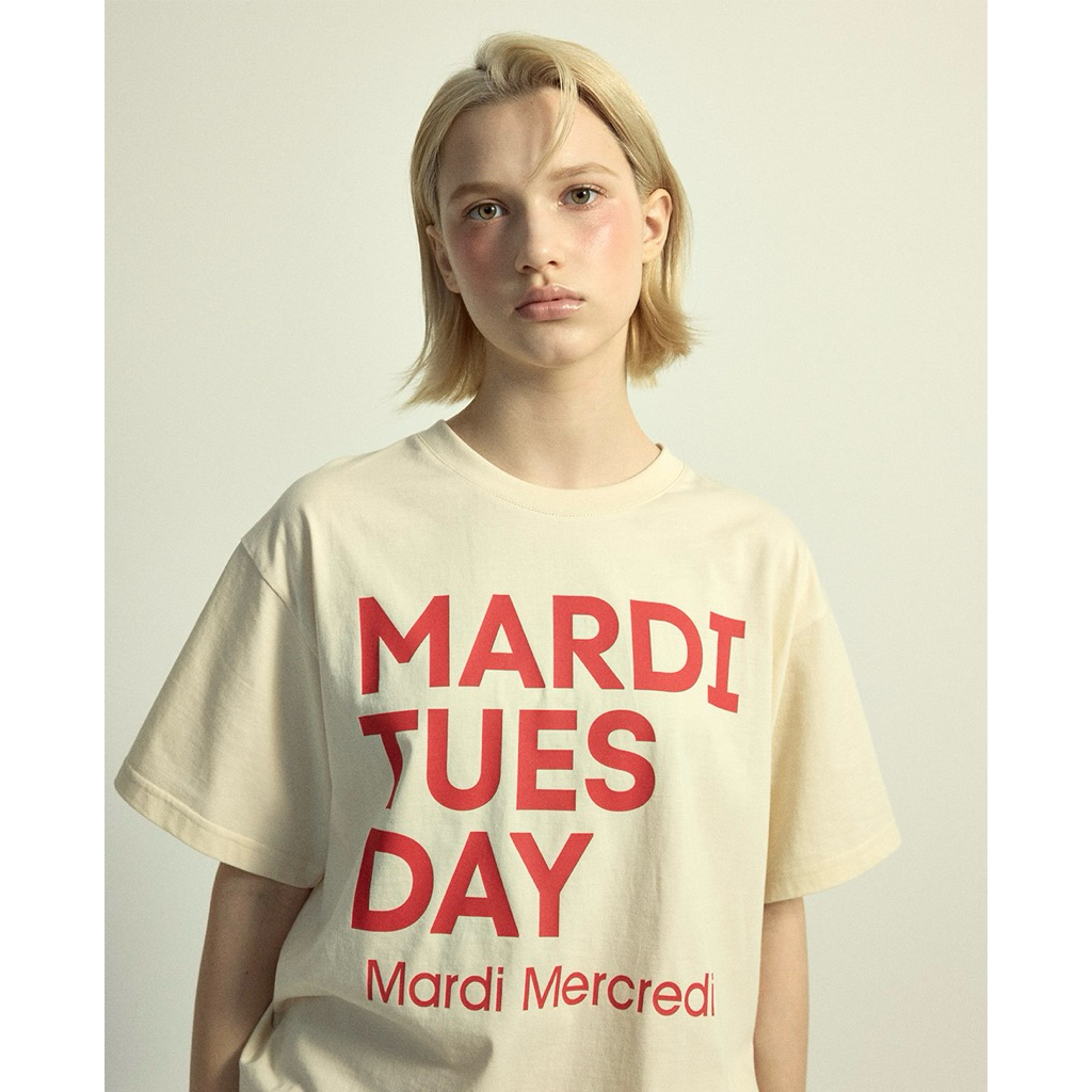พร้อมส่ง/ของแท้ 💯 Mardi Mercredi TSHIRT DU MARDI