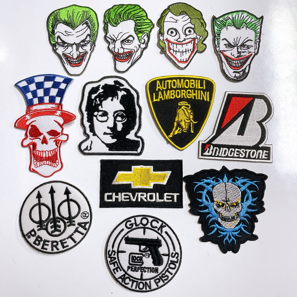ตัวรีดติดเสื้อ ตัวรีดติดผ้า อาร์มติดเสื้อ รีดติดหมวก ตัวรีดกระเป๋า Iron on Patch DIY