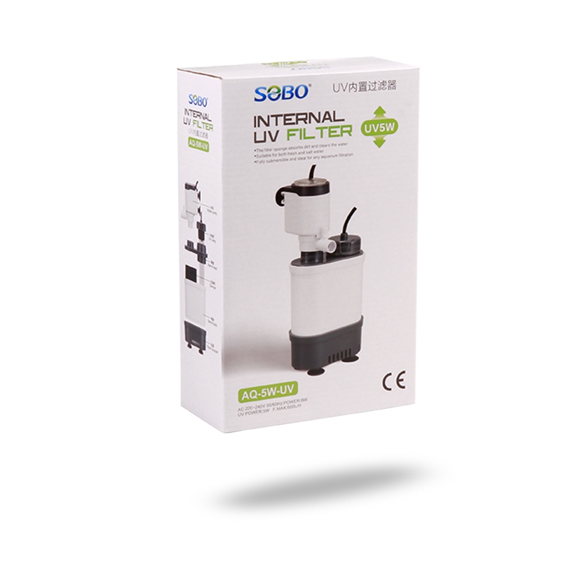 SOBO Internal UV Filter AQ5WUV, AQ7WUV, AQ9WUV กรองในตู้ปลาพร้อม UV - รูปที่ 3