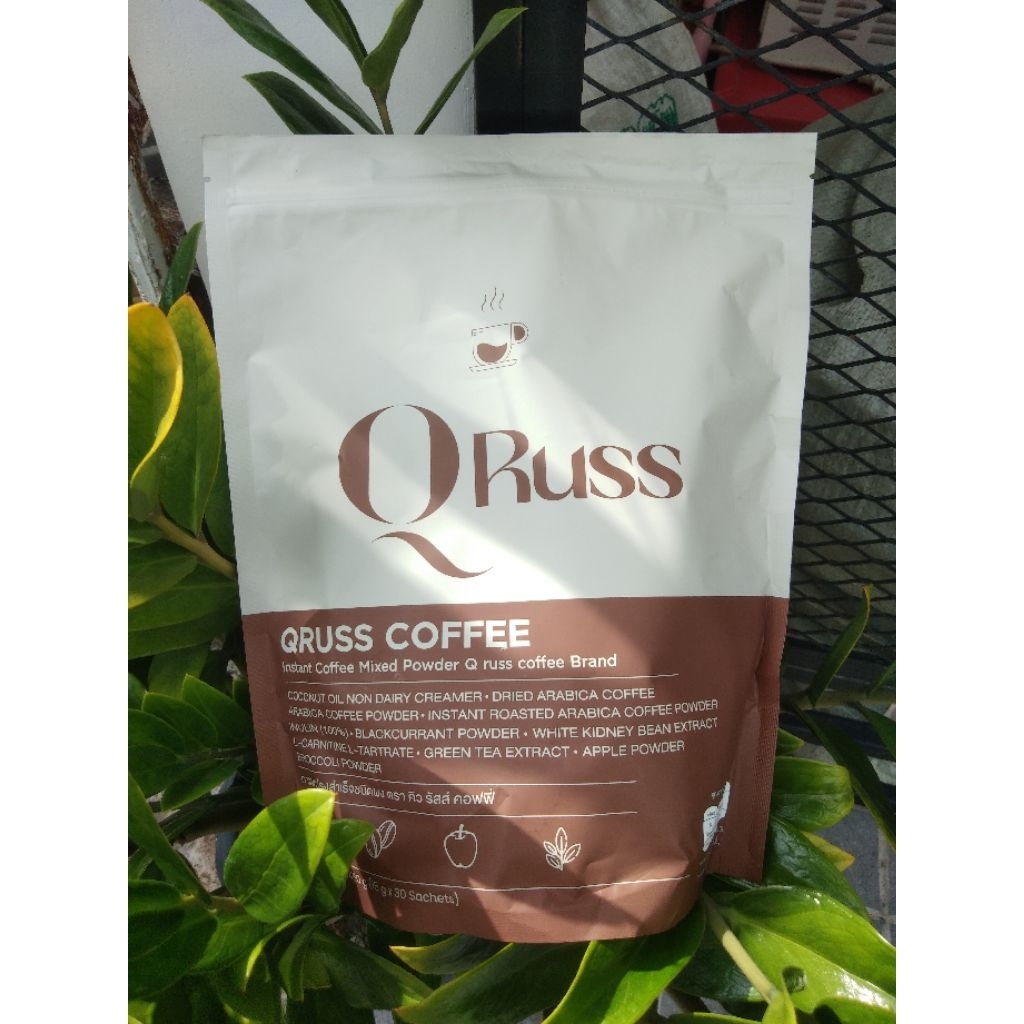 ☕☕กาแฟ Q Russ  สูตรใหม่ (1ห่อ30ซอง)