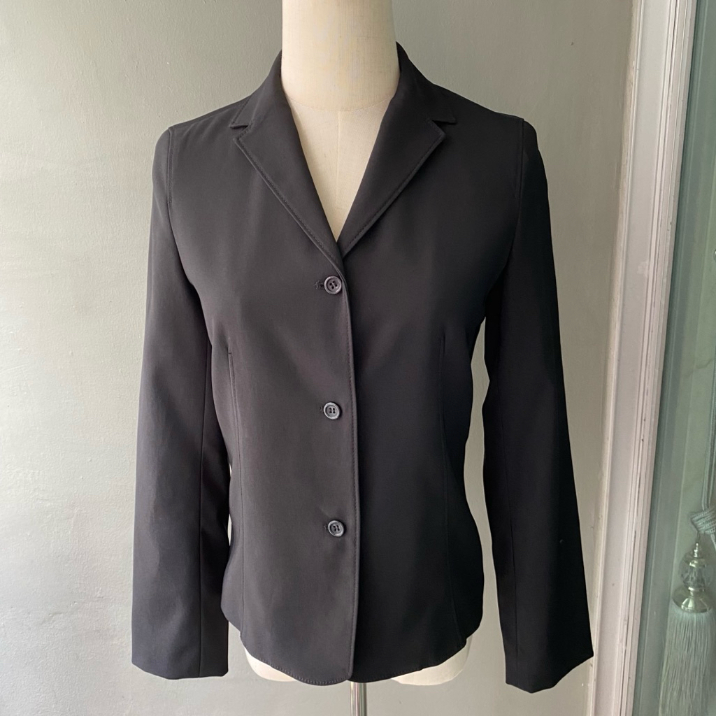 USED Expressions black blazer size S