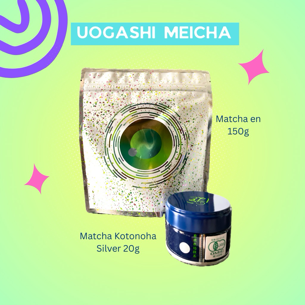 Uogashi Meicha ChaGinza - Silver 20g, Matchaen 150g