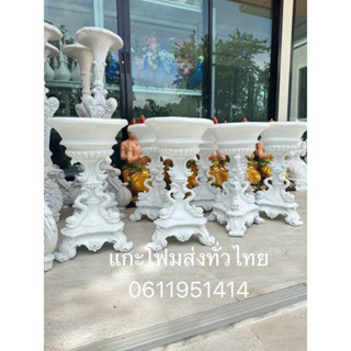 🔥กระถางหลุยส์ หรูหราหมาเห่า สวยงาม ทำจากเรซิ่นไฟเบอร์ สายจัด…