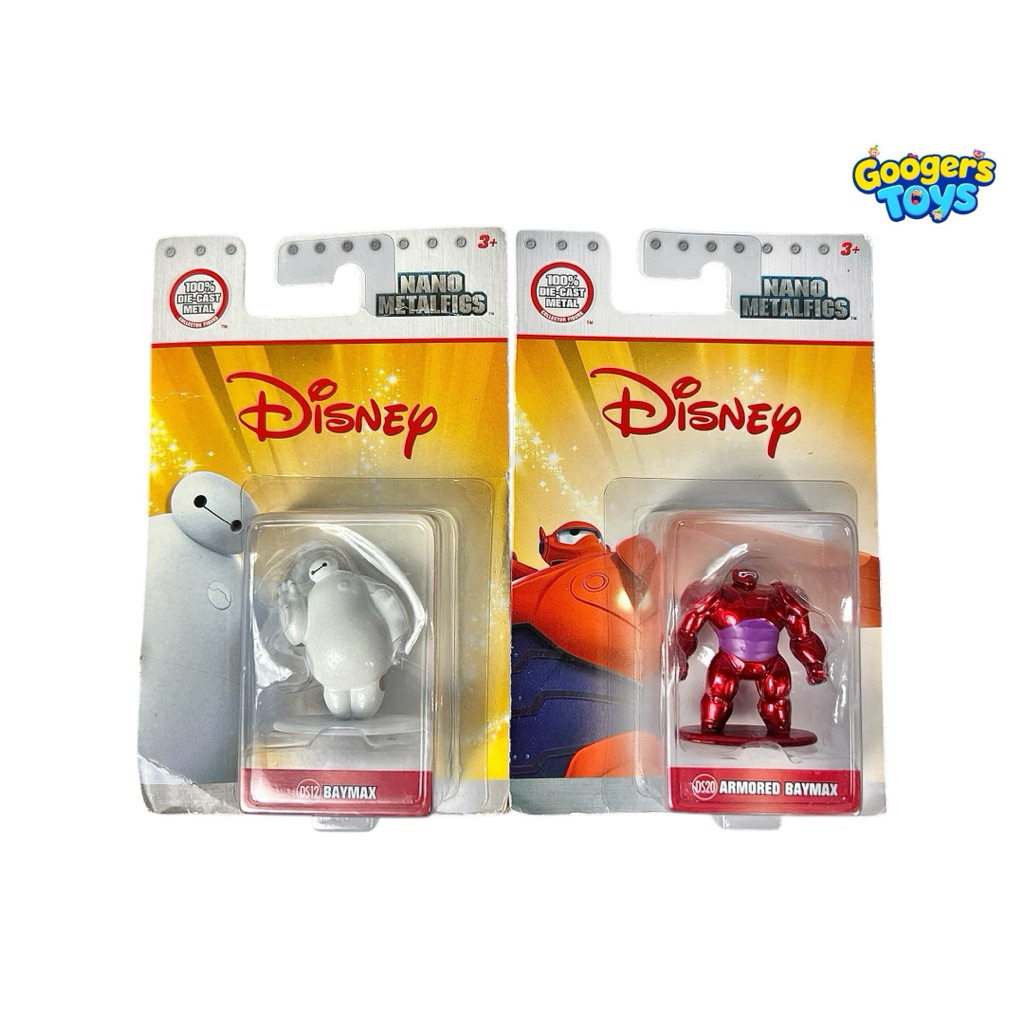 [งานแท้💯 แพ็คไม่สวย] Big Hero Nano Metalfigs Baymax & Armored Baymax