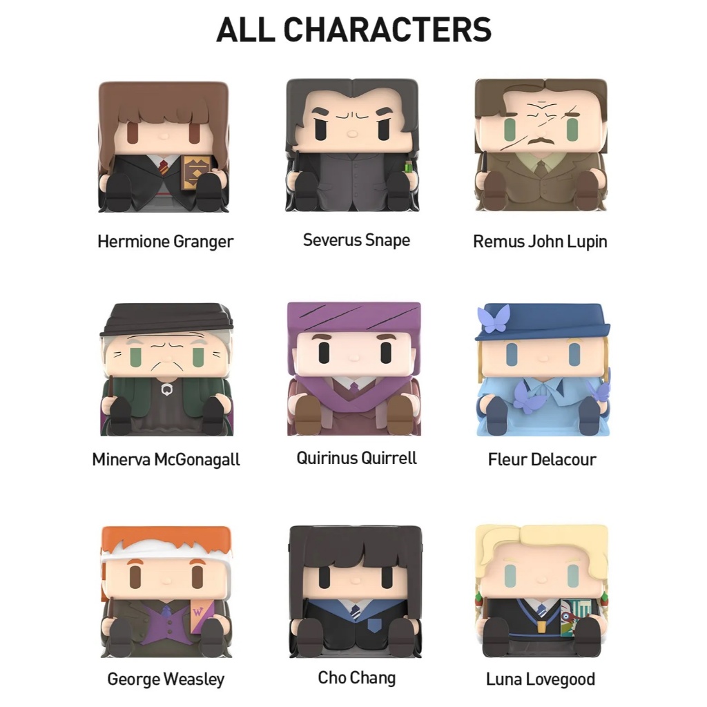 ⭐️จุ่ม(1 จุ่ม)⭐️ ส่งภายใน 24ชม🇹🇭 Harry Potter POP CUBE-3 Series - รูปที่ 3