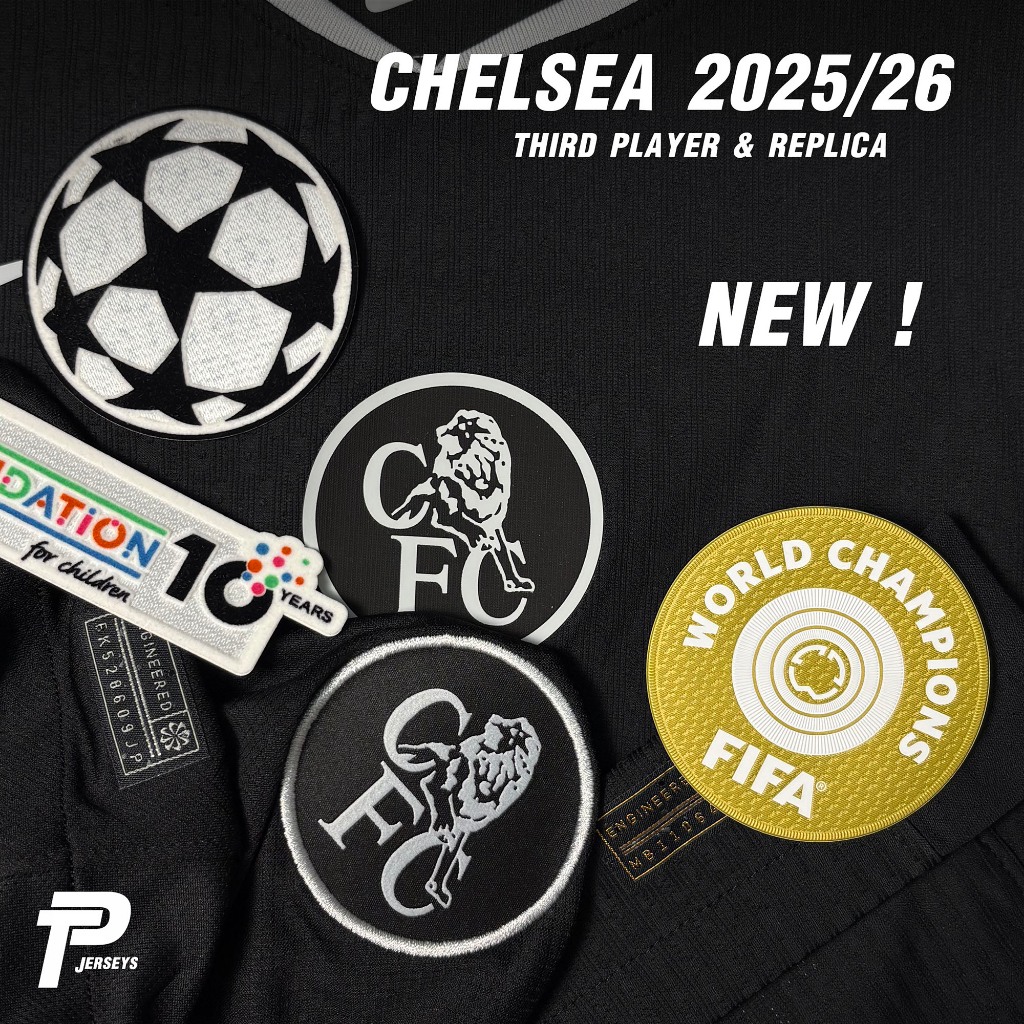 เสื้อฟุตบอล Chelsea 2025/26 Third เสื้อเชลซี ของแท้