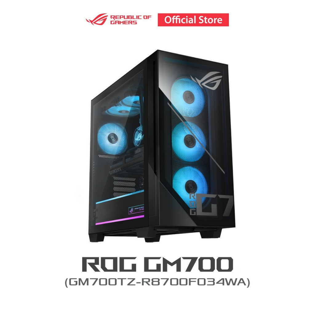 ASUS ROG GM700 (GM700TZ-R8700F034WA) AMDR7-8700F, 32GB, 1TB SSD, RTX5070 12GB, W11 & MS Office