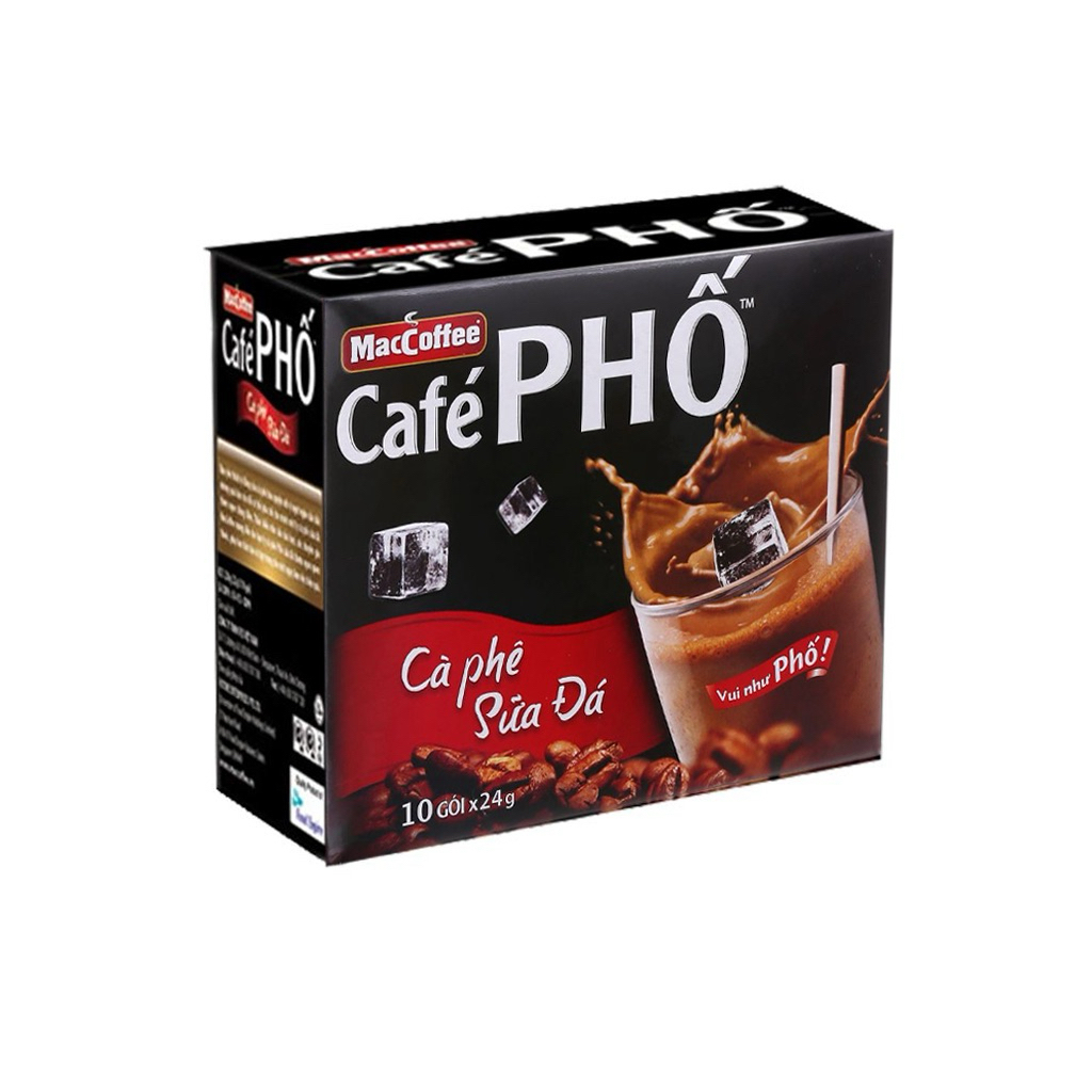 กาแฟเวียดนาม กาแฟโฝ 10 ห่อx24 กรัม/ Cafe Phố 10 gói x 24 g.