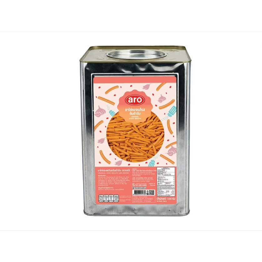 เอโร่ ขาไก่ รสต้นตำรับ 1.2 กก. Aro Original Sticks Biscuit 1.2kg
